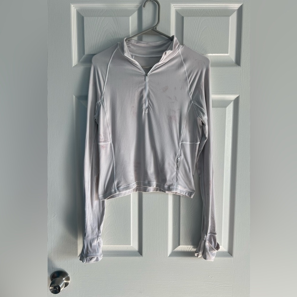 Lululemon Athletica It’s Rulu Cropped Half Zip